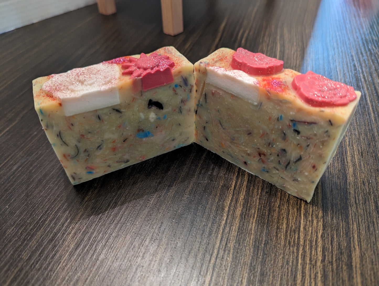 Berry Confetti Cake Handmade Soap Bar